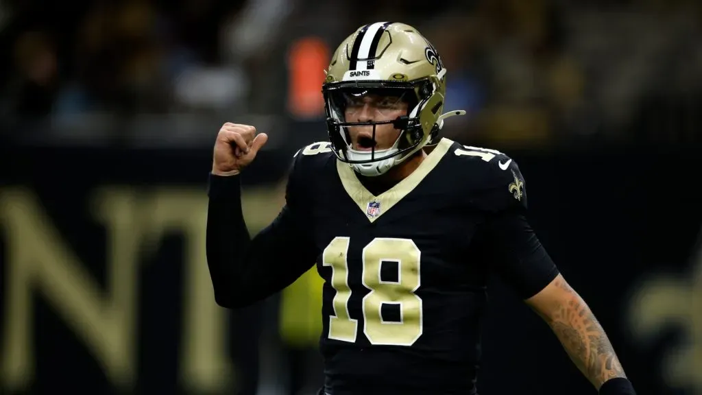 New Orleans Saints rookie quarterback Spencer Rattler