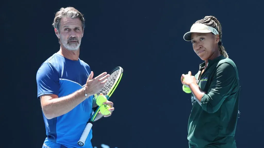 Patrick Mouratoglou is coaching Naomi Osaka since September 2024 (Kelly Defina/Getty Images)