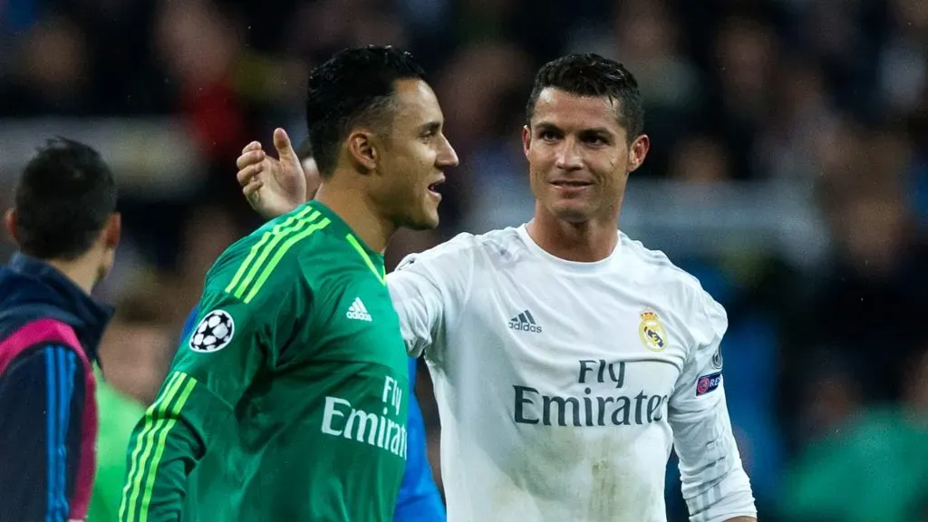 Keylor Navas and Cristiano Ronaldo in 2016 (Gonzalo Arroyo Moreno/Getty Images)