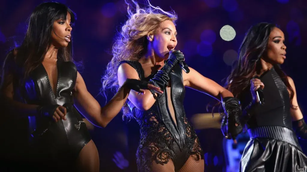 Kelly Rowland, Beyonce Knowles and Michelle Williams of Destiny’s Child perform during the Pepsi Super Bowl XLVII Halftime Show at Mercedes-Benz Superdome on February 3, 2013. (Source: Christopher Polk/Getty Images)