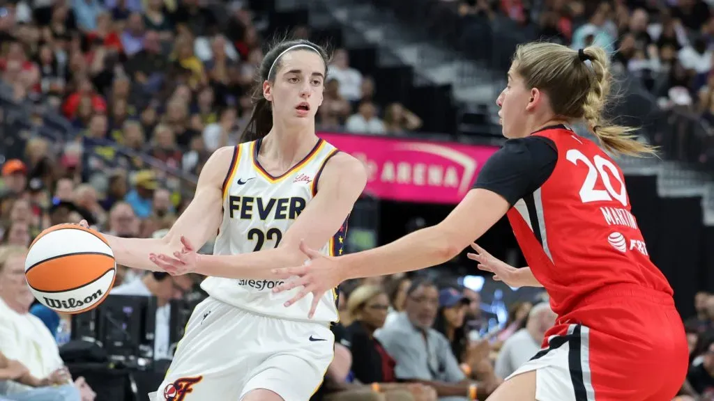 Caitlin Clark and Kate Martin (Ethan Miller/Getty Images)
