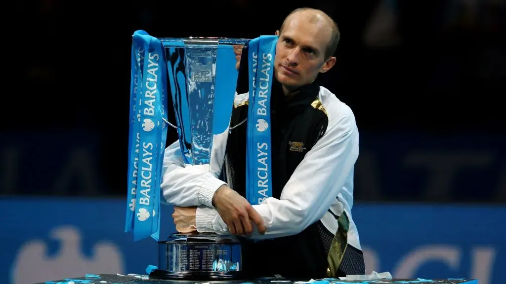 Nikolay Davydenko wom the 2009 ATP Finals, beating Juan Martin Del Potro in the final (Clive Brunskill/Getty Images)