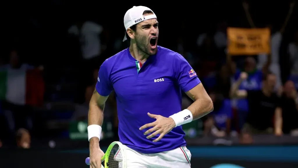 Matteo Berrettini helped Italy won the 2024 Davis Cup (Clive Brunskill/Getty Images for ITF)