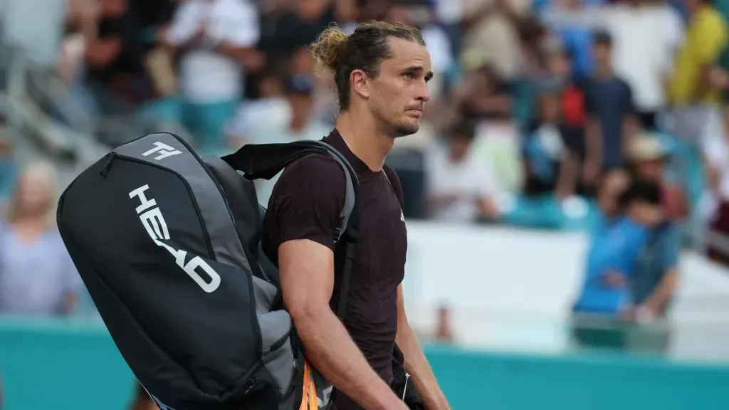 Alexander Zverev lost to Arthur Fils at the 2025 Miami Open (Al Bello/Getty Images)