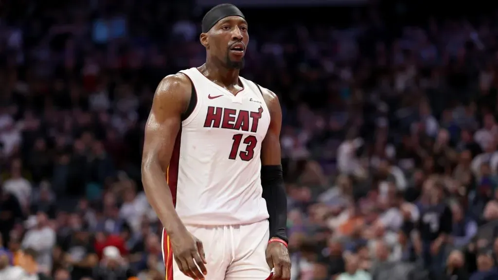 Bam Adebayo playing against Sacramento Kings