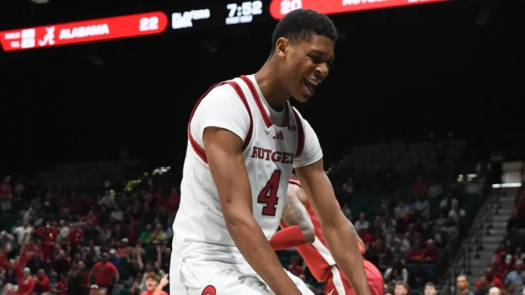 Ace Bailey #4 of the Rutgers Scarlet Knights