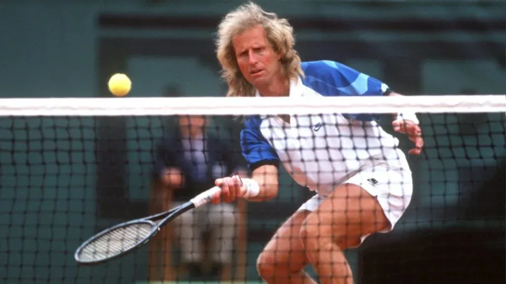 Vitas Gerulaitis in action during the 1989 Roland Garros. (Getty Images)