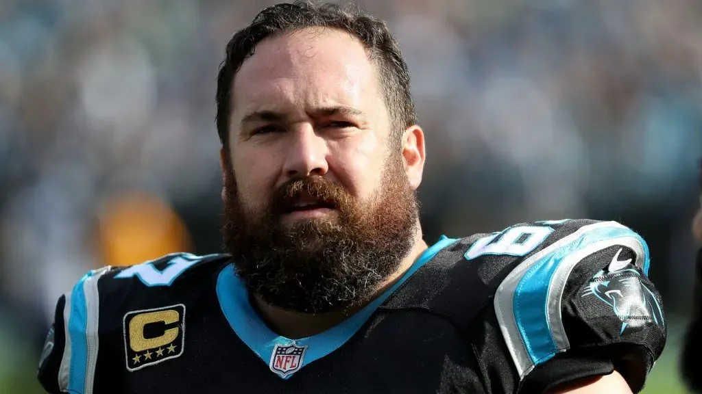 Ryan Kalil #67 of the Carolina Panthers looks on against the Seattle Seahawks in the second quarter during their game in 2018. (Source: Streeter Lecka/Getty Images)
