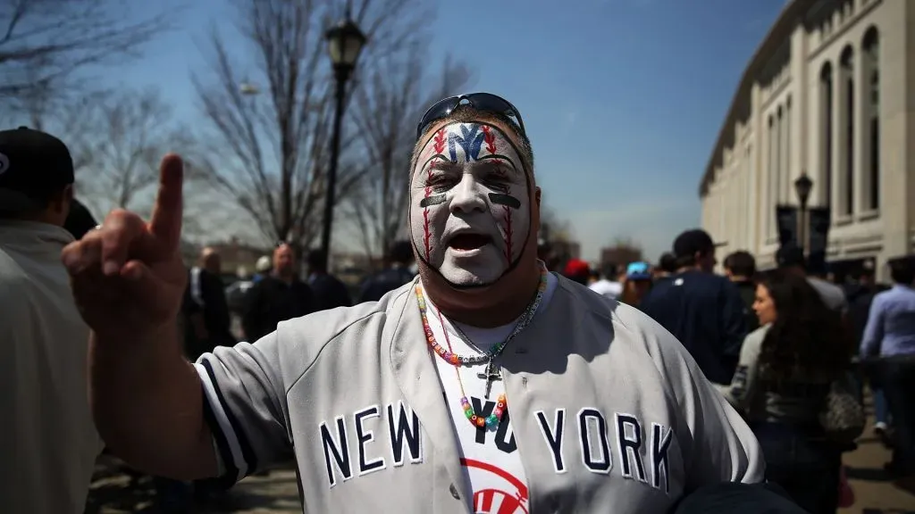 New York Yankee fan (Source: Spencer Platt/Getty Images)