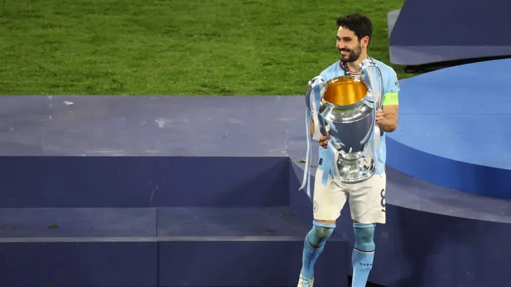 Gündogan, campeón de la Champions League 2022 (Getty Images).