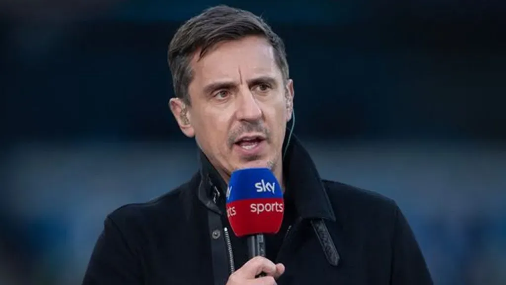 Gary Neville hoy es un analista de la Premier League