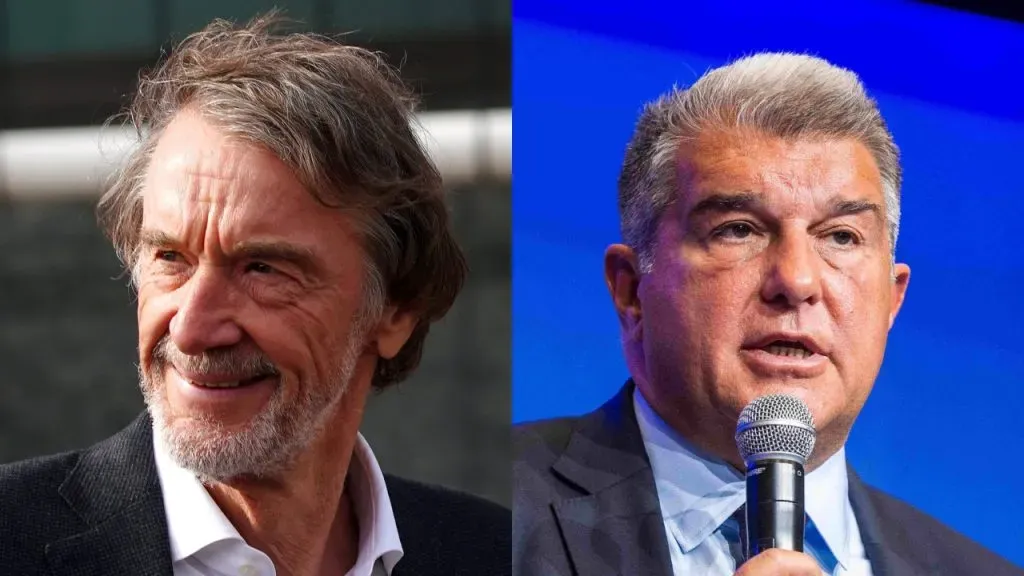 Ratcliffe y Joan Laporta (IMAGO / ZUMA Wire – IMAGO / PA Images).