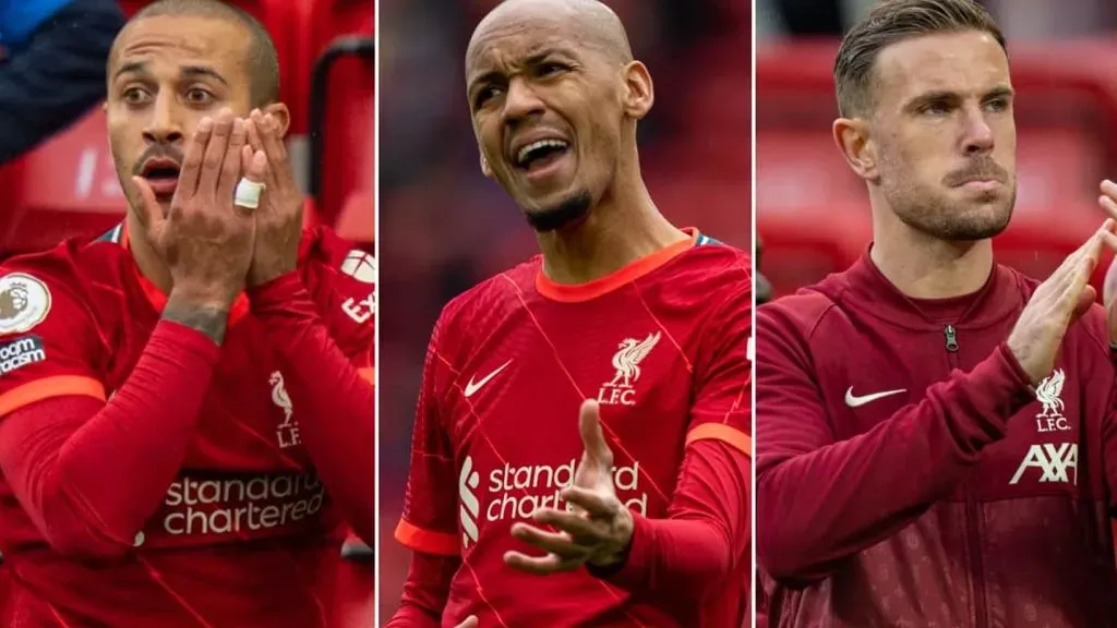 Thiago, Fabinho y Henderson dejarían el equipo este mercado.