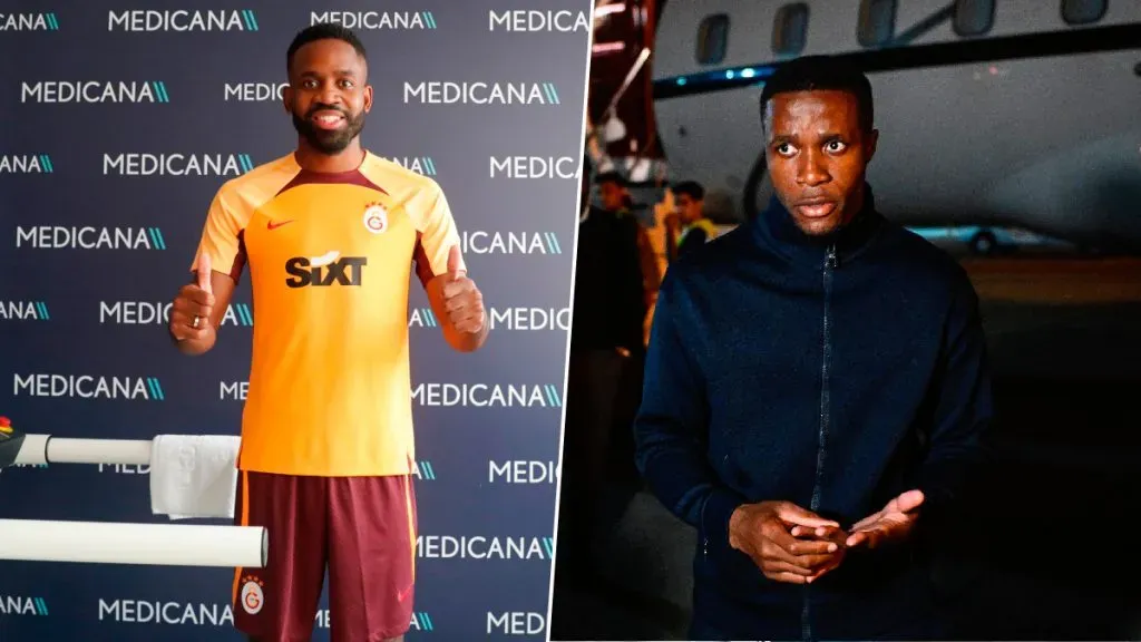 Bakambu y Zaha. (@GalatasaraySK)