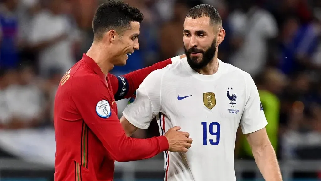 Cuándo juegan Cristiano Ronaldo y Karim Benzema en Arabia (Photo by Tibor Illyes – Pool/Getty Images)