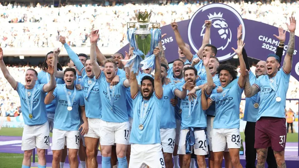 Manchester City repetiría el título (Getty)