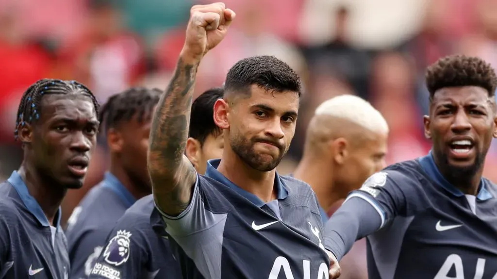 Cristian &#039;Cuti&#039; Romero con el Tottenham Hotspur