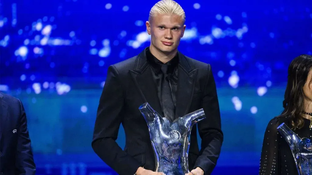 Haaland ya ganó el premio The Best que otorga la UEFA