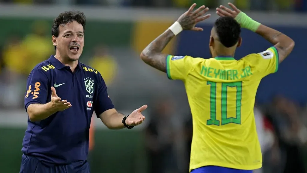 Fernando Diniz ha recibido el apoyo de Neymar para seguir como entrenador de Brasil. (Getty Images)
