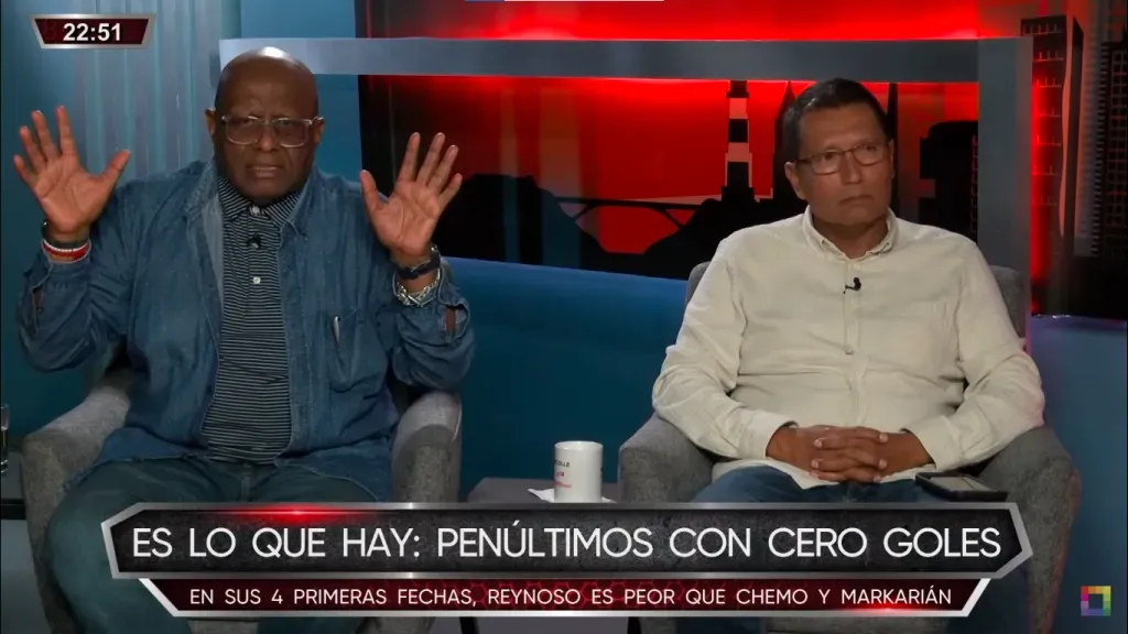 Elejalder Godos opinando sobre la actualidad de la Selección Peruana. Foto: Captura Willax TV.