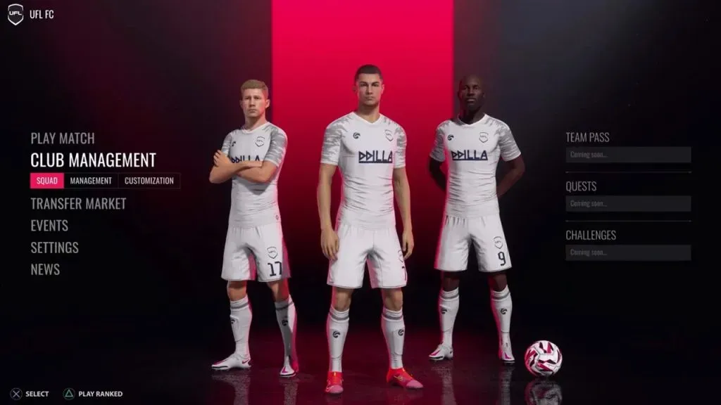 Cristiano Ronaldo, Kevin De Bruyne y Romelu Lukaku, embajadores del UFL.