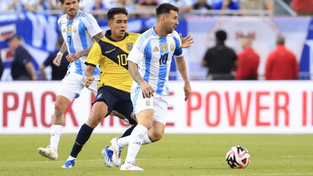 Ecuador vs. Argentina, amistoso 2024. Foto: Getty