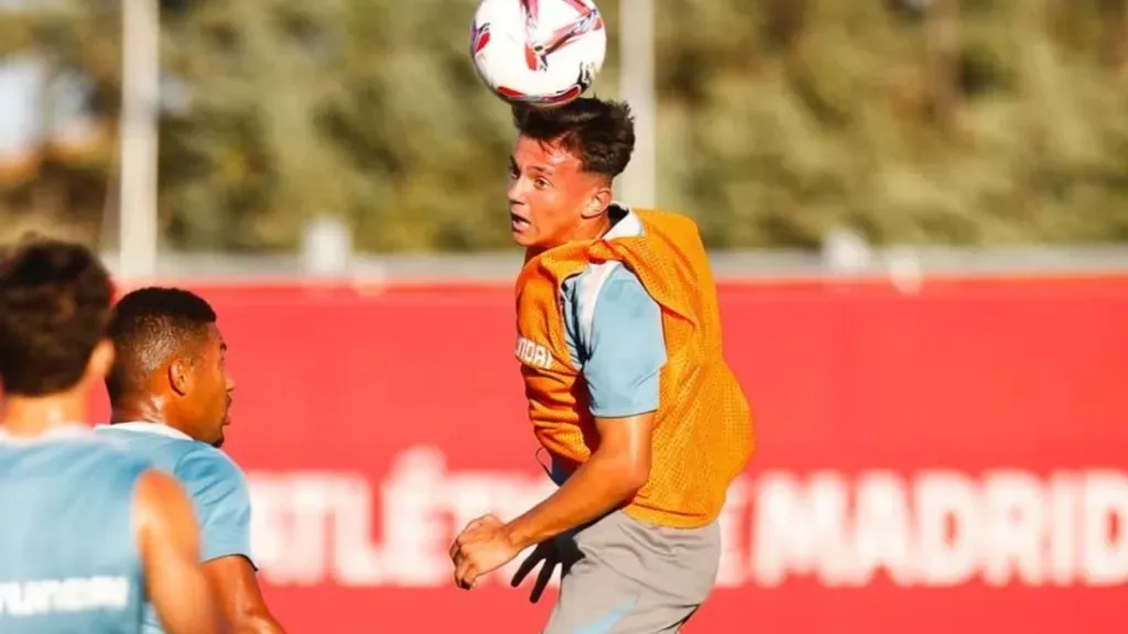 Rubén Gómez, la sensación en el entrenamiento de Atlético Madrid: TW