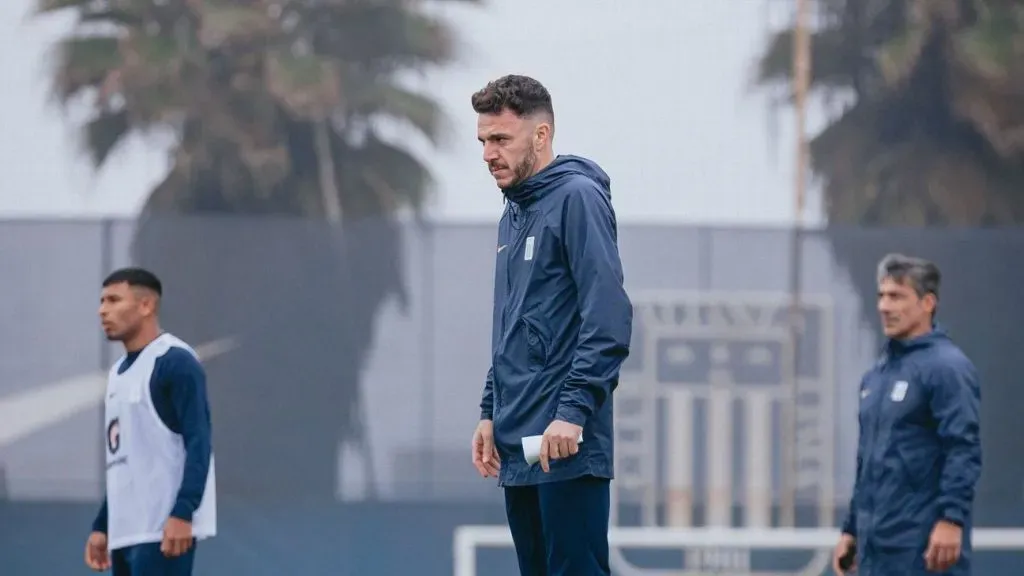 Mariano Soso entrenando en Alianza Lima. (Foto: Alianza Lima).