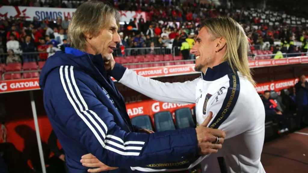 Gareca y Beccacece – Ecuador vs. Chile 2024.