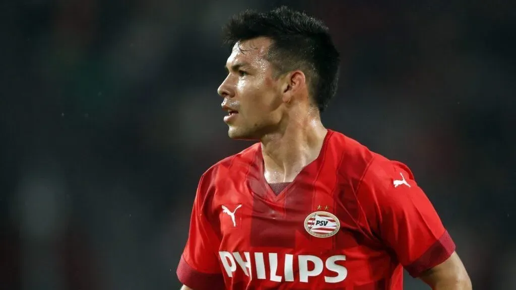 ‘Chucky’ Lozano, feliz en PSV Eindhoven tras su turbulenta salida del Nápoli [Getty Images].