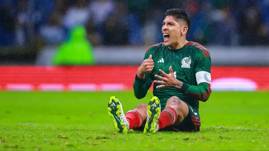 Edson Álvarez tras darle la clasificación a México ante Honduras [Foto: Getty Images]