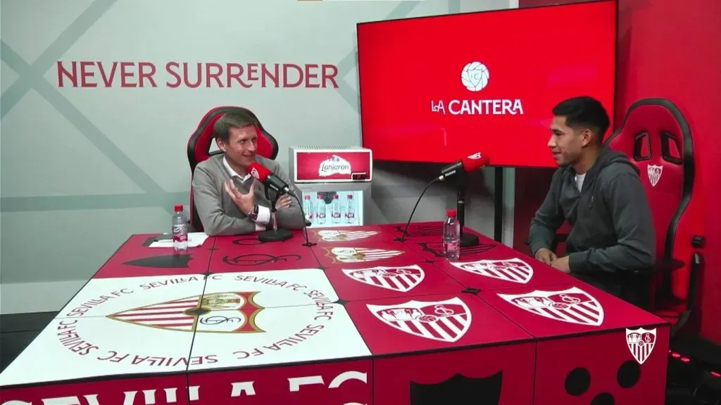 Juan Carlos Cortez ya se desempeña en el equipo juvenil de Sevilla (Cortesía Sevilla FC)