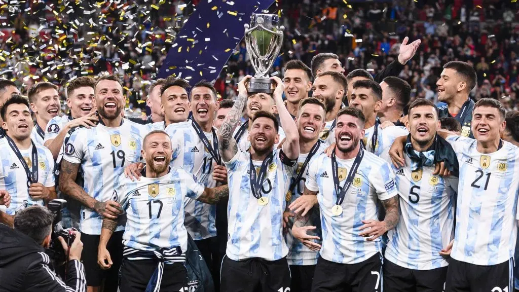 La Selección Argentina es la última ganadora de la Finalissima (Imago)