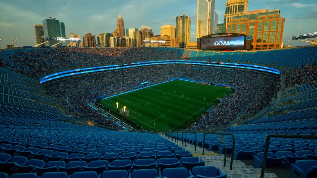 El Bank of America Stadium es uno de los más grandes de la Copa América 2024 (IMAGO)
