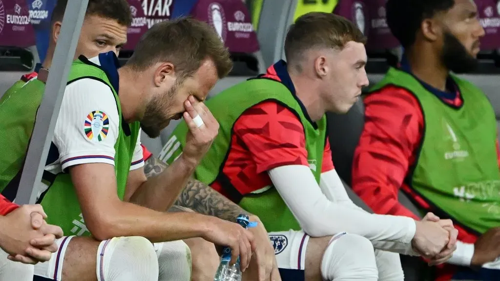 La frustración de Harry Kane, que tampoco pudo conquistar la Euro 2024 [Foto: Getty]
