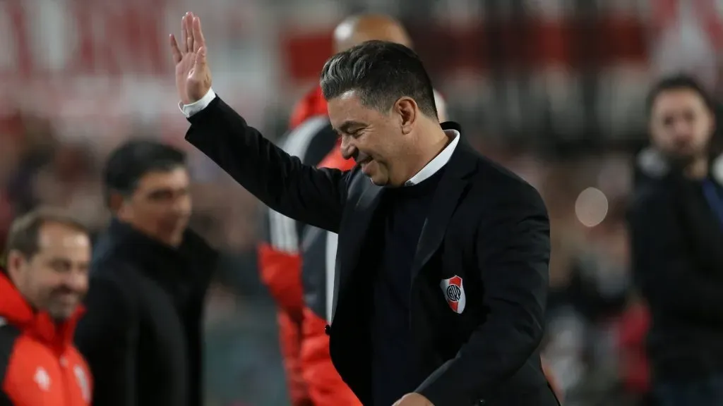 Marcelo Gallardo, el DT más ganador de la historia de River, volvió y apuntó a Demichelis [Foto: Getty]