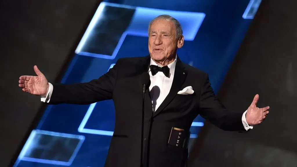 Actor and writer Mel Brooks at the 67th Annual Primetime Emmy Awards (Kevin Winter/Getty Images)