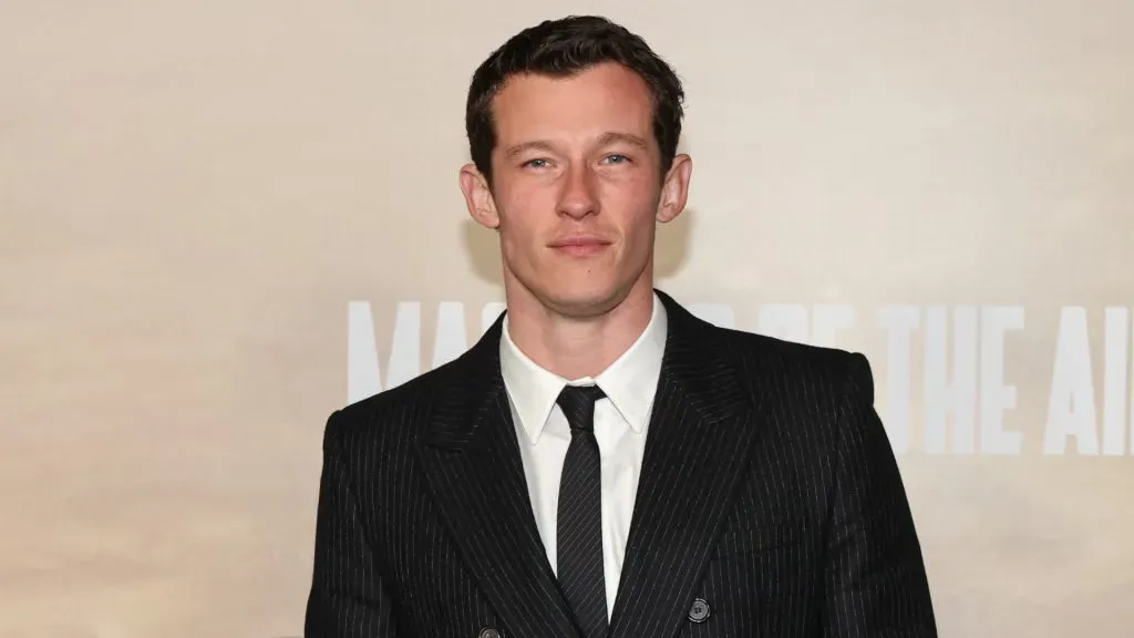 Callum Turner attends the world premiere of Apple TV+’s “Masters Of The Air” at Regency Village Theatre on January 10, 2024. (Source: Amy Sussman/Getty Images)