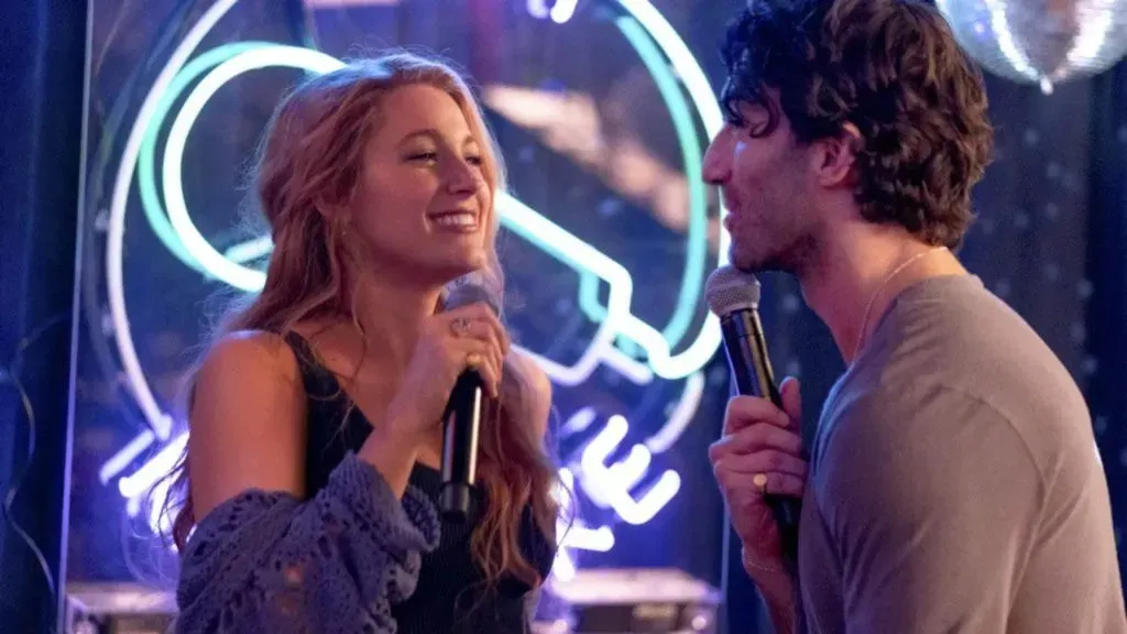 Blake Lively and Justin Baldoni in It Ends With Us. (Source: IMDb)