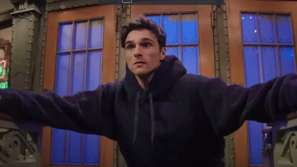 Jacob Elordi in the first SNL episode of 2024. (Source: @nbcsnl)