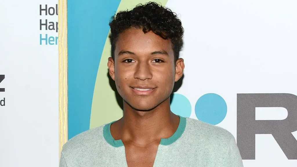 Jaafar Jackson poses backstage at the Reelz Channel ‘Living With The Jacksons’ panel at the 2014 Summer Television Critics Association. (Source: Araya Diaz/Getty Images for REELZ)