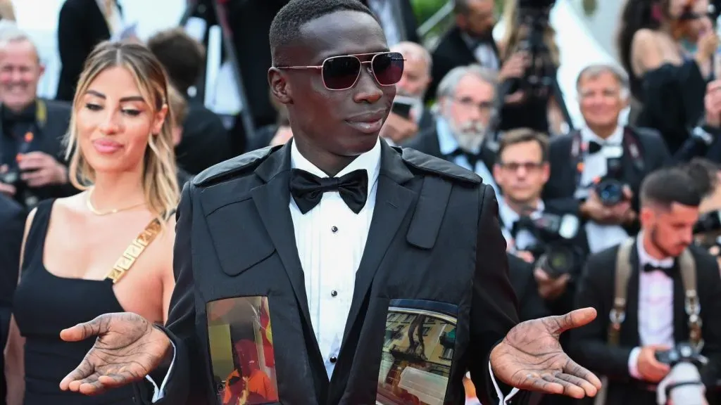Khaby Lame attends the screening of “Top Gun: Maverick” during the 75th annual Cannes film festival. (Source: Joe Maher/Getty Images)