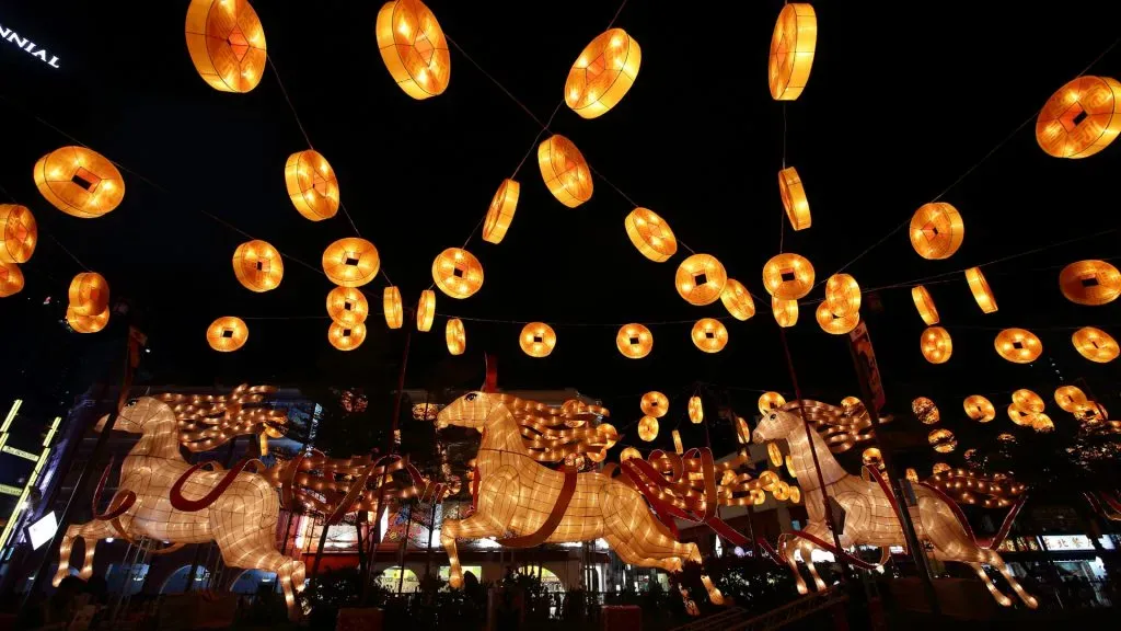 The Lantern Festival is one of the traditions of the Lunar New Year