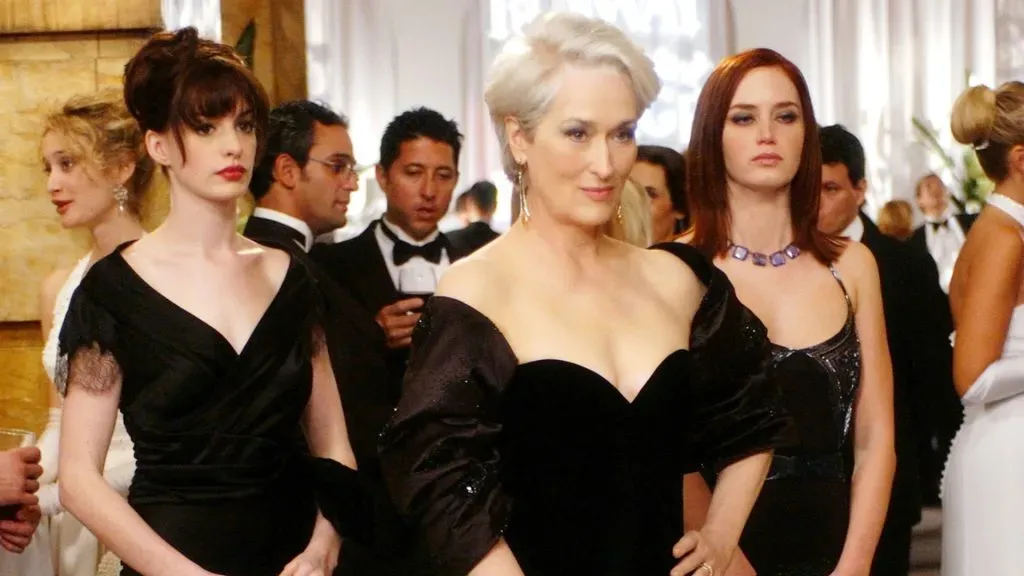 Meryl Streep, Anne Hathaway and Emily Blunt in The Devil Wears Prada. (Source: IMDb)