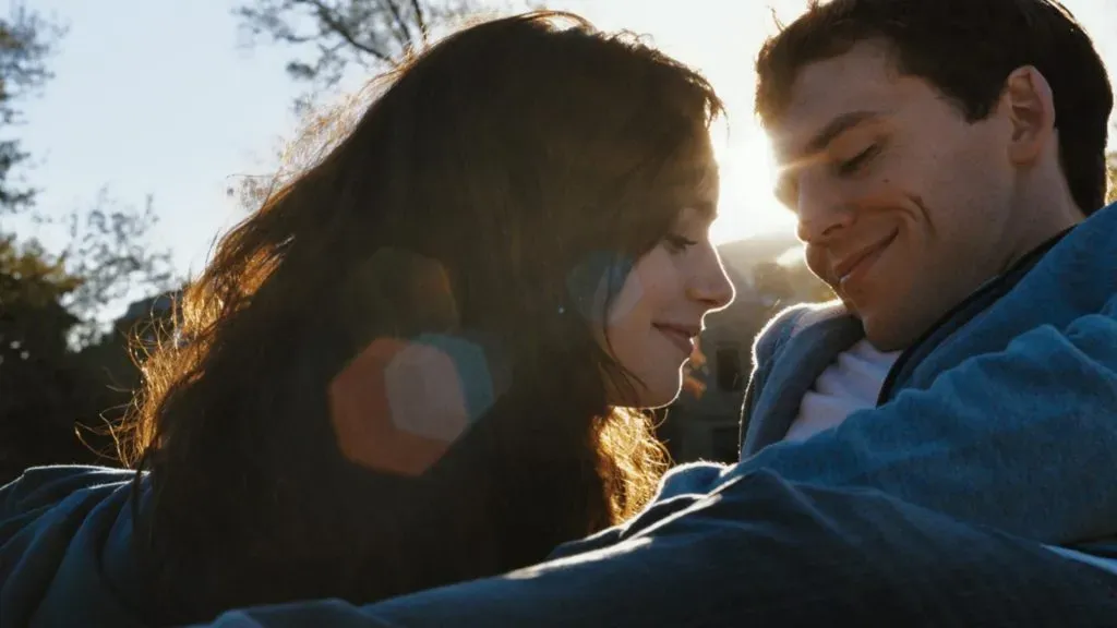 Lily Collins and Sam Claflin in “Love, Rosie” (IMDb)