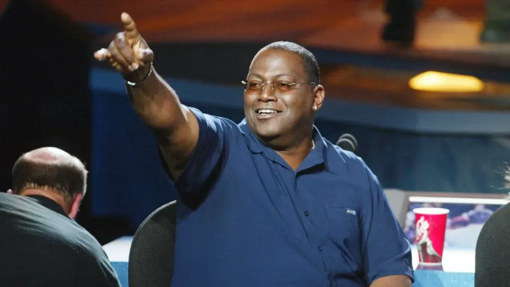 Randy Jackson at FOX-TV’s “American Idol” in Los Angeles, Ca. Tuesday, August 27, 2002. (Source: Kevin Winter/ImageDirect/FOX)