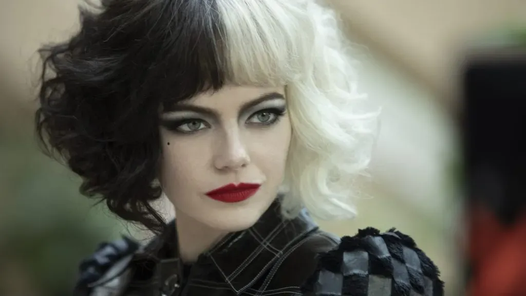 Emma Stone in Cruella. (Source: IMDb)