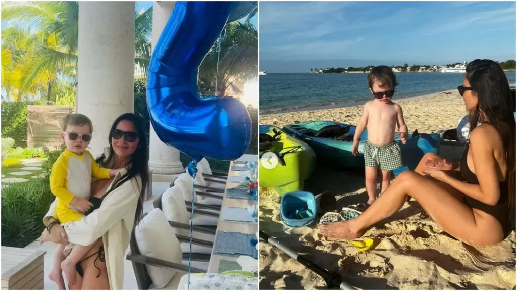 Olivia Munn and her son Malcolm (Instagram)