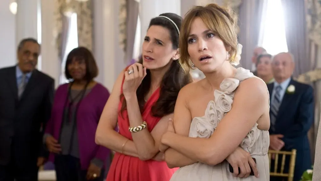 Jennifer Lopez and Michaela Watkins in The Back-Up Plan. (Source: IMDb)