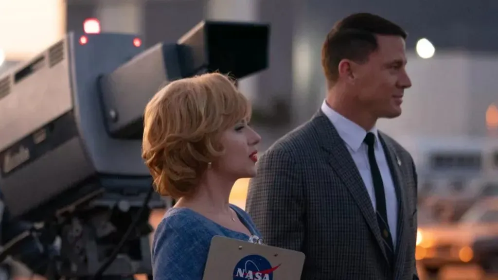 Scarlett Johansson and Channing Tatum in “Fly Me To the Moon” (People Magazine/Apple)